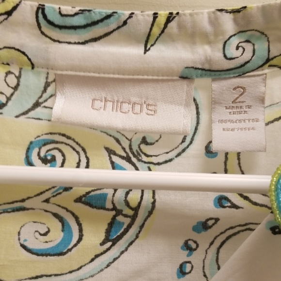 CHICOS Spring/Summer decorative shirt - Picture 2 of 5